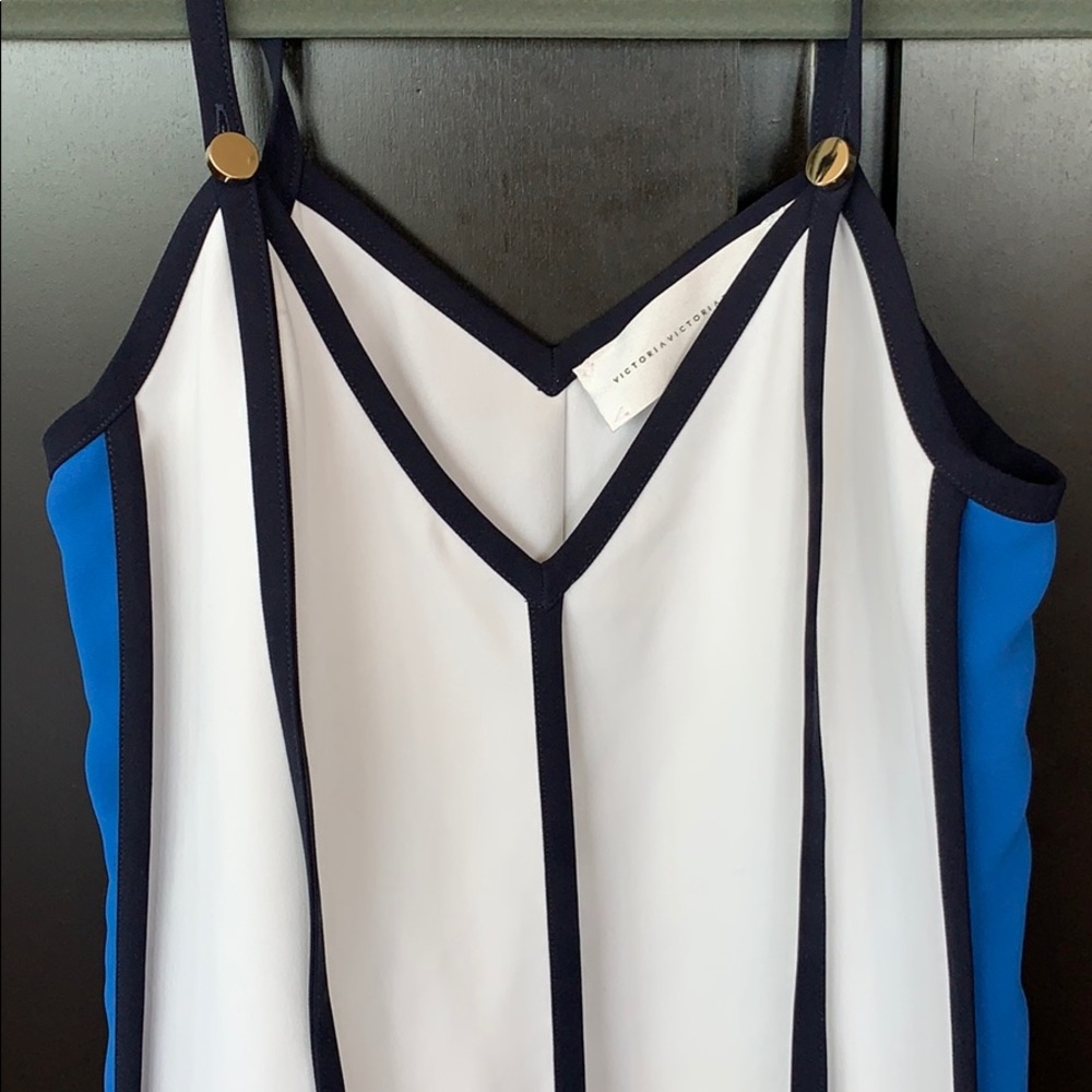 NWOT Victoria Victoria Beckham Panel V Dress - Picture 6 of 12